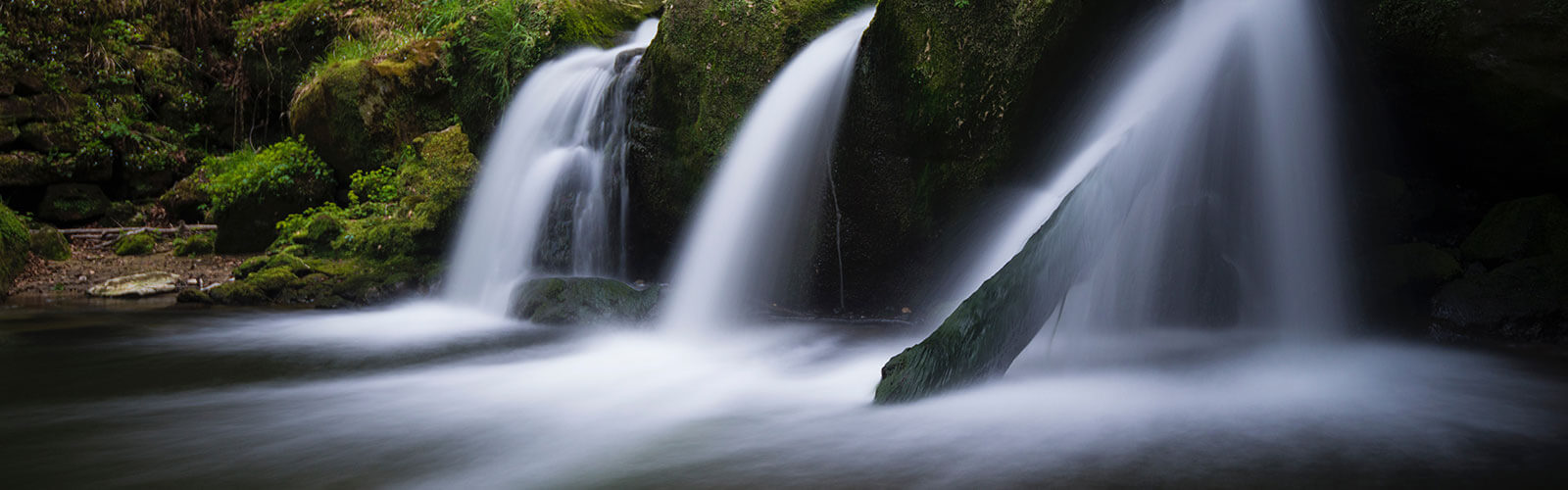 Wasserfall Bach Steine